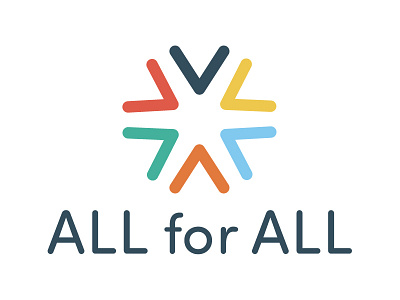 All for All branding illustrator logo