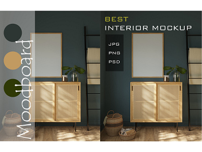 Interior frame mockup 1 app branding design graphic design illustration typography ux vector