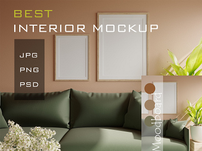 Interior frame mockup 8