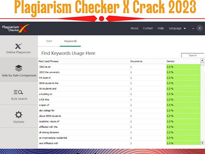 Plagiarism Checker X Crack Download