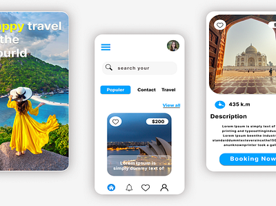 travel mobile design app app design branding graphic design mobile design ui ux