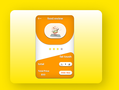 food review animation branding graphic design ui