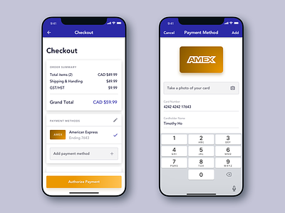 Daily Ui #2 - Checkout challenge checkout credit card daily daily ui iphone x ui