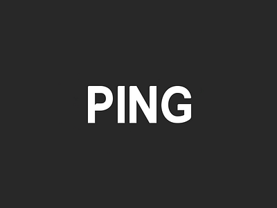 Ping logo #thirtylogos chat app day4 logo ping pinglogo thirtylogos thirtylogoschallenge