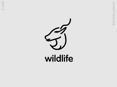 Wildlife logo ghazal logo thirtylogos wildlife