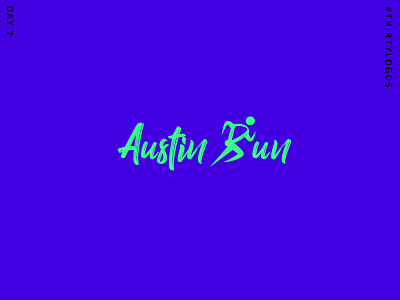 Austin Run logo austin run austinrun day7 design icon logo running thirtylogos thirtylogoschallenge