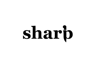 Sharp Logo design icon knife logo logodesign sharp thirtylogos thirtylogoschallenge