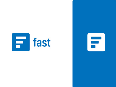 Fast Logo bluelogo branddesign branding day17 design fast formlogo logo logodesign thirtylogos thirtylogoschallenge