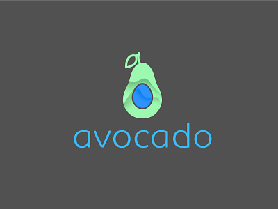 Avocado Logo app avocado avocadologo bluelogo branding design icon illustration logo logodesign thirtylogos thirtylogoschallenge