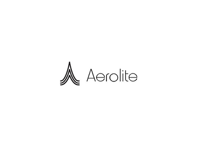 Aerolite aerolite brand branding dailylogochallenge design identity logo logomark mark typography young