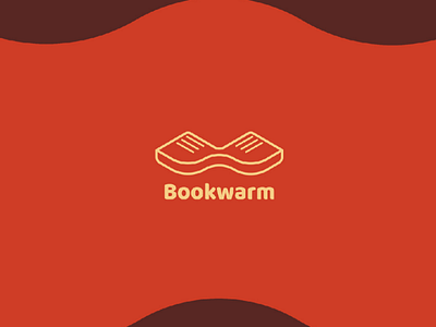 Bookwarm logo brand branding dailylogochallenge design identity logo logomark mark typography young