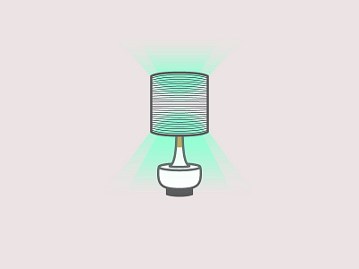 Lamp furniture illustration lamp light light beam