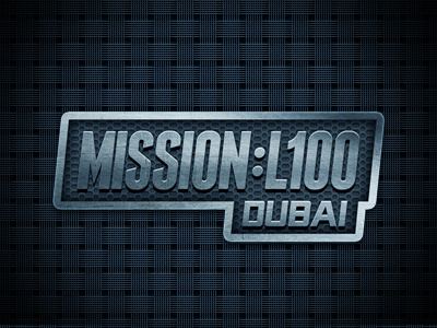 Mission:L100 badge dubai metal