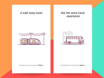 Not the same travel experience aircraft ferry flat guide icon illustration line pages
