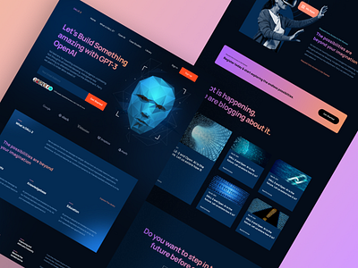 Chat GPT-3 | Landing Page Design