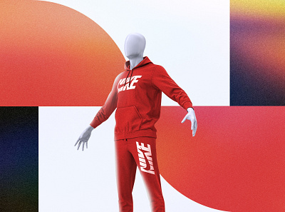 Nike Mannequin abstract artwork branding design gfx graphic design graphic designs illustration mannequin nike outfit