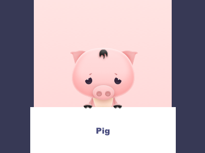 Pig animal cute illustration little pig