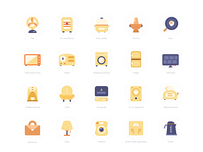 Original Icon clean gradient icon illustrations original