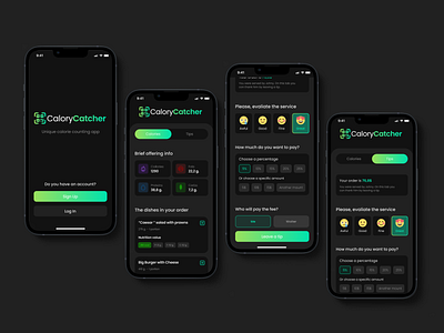 UI-design | mobile app | Dark mode by Artem Hripunov on Dribbble