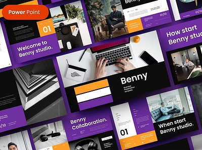 Benny – Business PowerPoint Template corporate design google slides keynote powerpoint presentation presentation template template