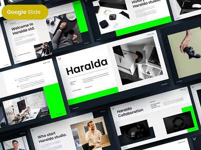 Haralda - Business Google Slide Template corporate design google slides keynote powerpoint presentation presentation template template