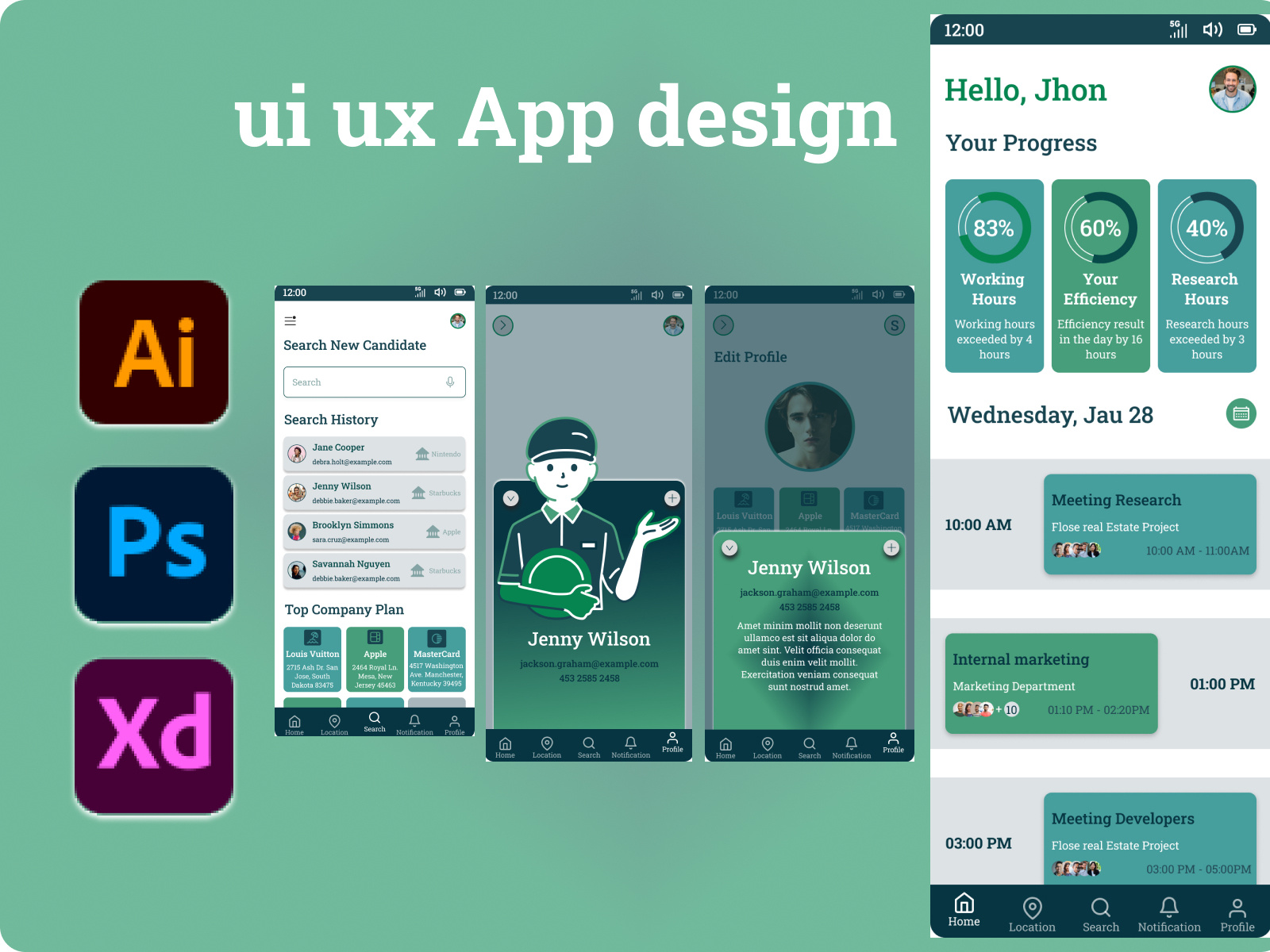 ux design 10 principles by Saurabh Mishra on Dribbble