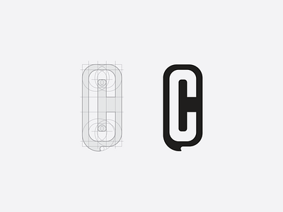 C letter logo exploration brand branding desginer design graphic graphic design illustrator logo logotype monogram