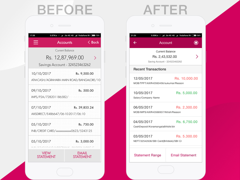 Transaction Details by Nitish Kumar, UXer on Dribbble