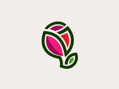 Florist florist flower flowers logo logo designer minimal rose
