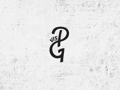 Perfect Game band. negative space monogram music pg