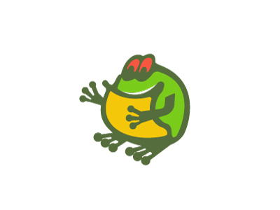 Frog animal frog illustration jamaica logo
