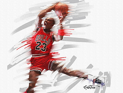 Michael Jordan illustration