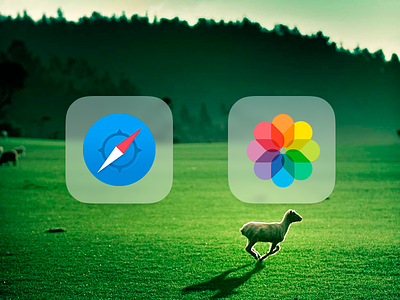 Transparent iOS 7 Fix 7 apple icon icons ios ios7 iphone photos redesign safari transparent ui
