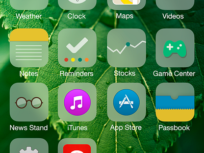 Transparent iOS 7 Redesign by Voicu Apostol on Dribbble