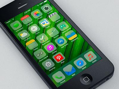 Transparent iOS 7 Redesign by Voicu Apostol on Dribbble