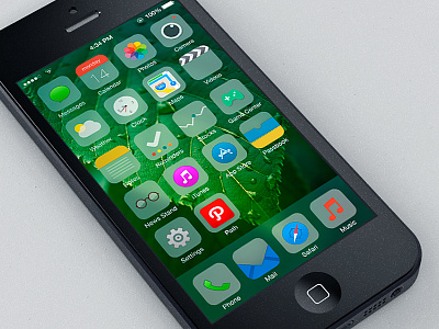 Transparent iOS 7 Redesign 7 apple camera flat icon ios ios7 iphone messages redesign transparent ui