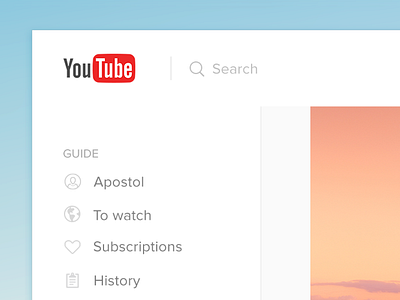 Youtube Light Redesign comments flat google gui light minimal player profile redesign ui video youtube