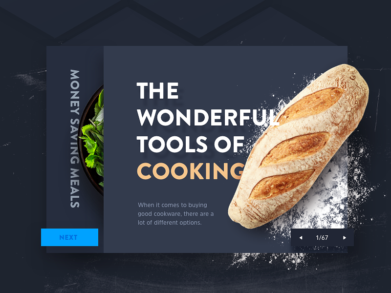 Food Article by Voicu Apostol on Dribbble