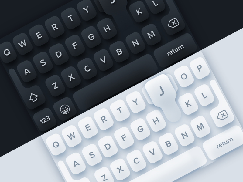 mobile keyboard light