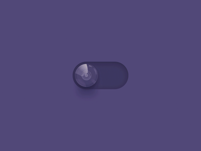 Light Bulb Switch animation bulb button electricity lamp light lighting off on purple switch ui
