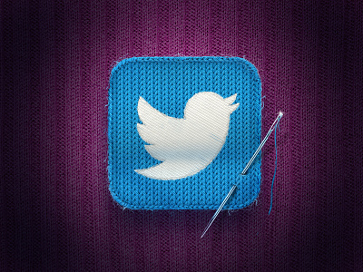 Twitter icon apple grandma icon ios knitting twitter