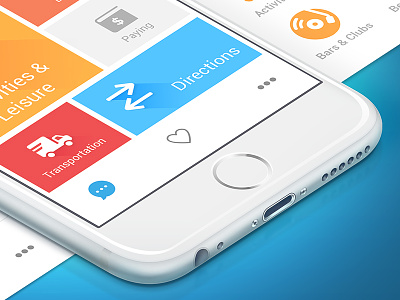 Odyssey Translator UI app apple colors concept flat ios iphone6 odyssey translator ui