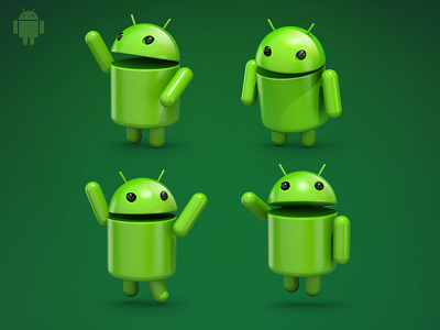 3D Android 3d android icon