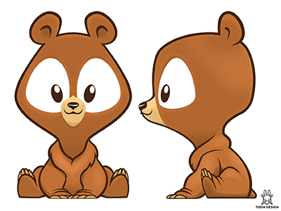 Boom Boom Bash animal bear character cub cute design sweet