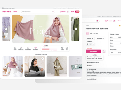 Apparel Website UI