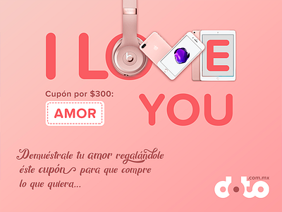St. Valentine Coupon for Tech Online Store (FB) amor coupon facebook fb i love you iphone love online post st. valentine store ysbdesign