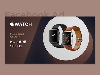 Facebook Ad - Elegant Apple Watch Series 1