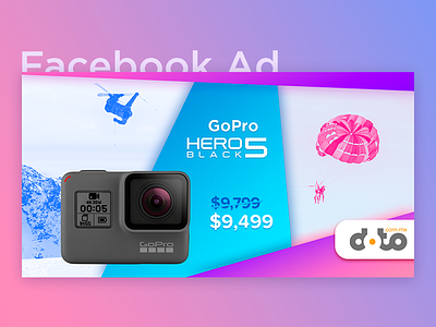 Facebook Ad - GoPro HERO 5 ad camera extreme facebook fb gopro hero 5 post social networks store