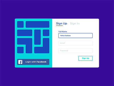 Daily UI #001 - Sign Up Modal