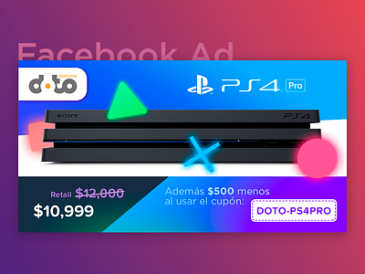 Facebook Ad - PS4 Pro (Single)